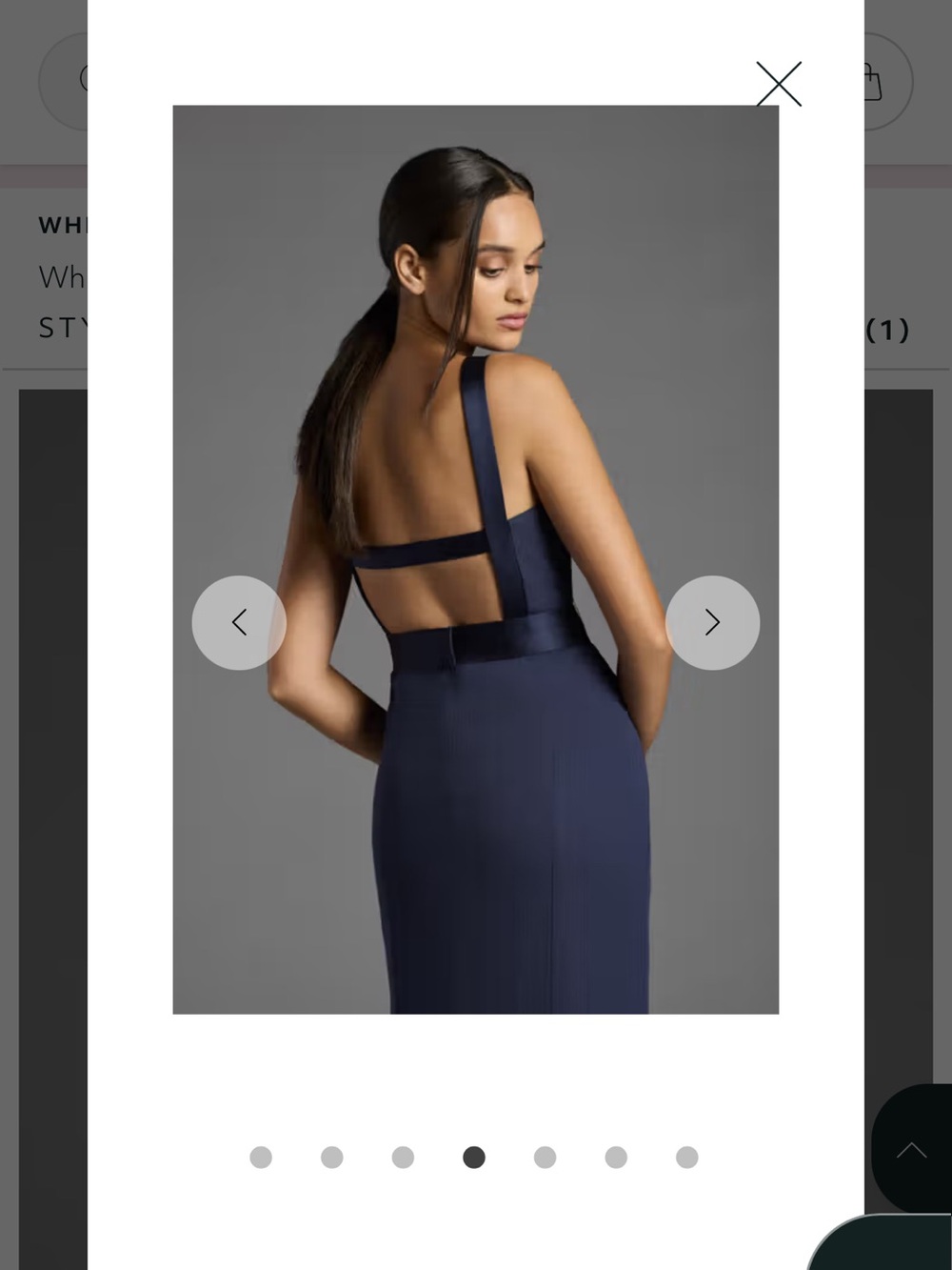 NWT David’s Bridal Bridesmaid Dress Size 10 - Picture 4 of 5